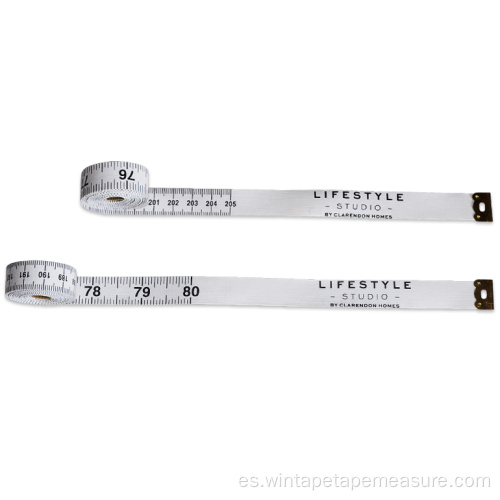 Cinta métrica personalizada de 16 mm de ancho 205 CM de 80 pulgadas